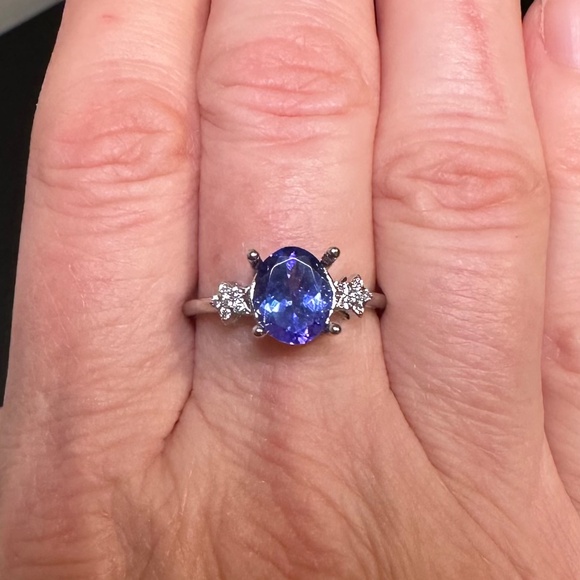 💜💙 1.74 CT Natural TANZANITE Deep Blue Violet Investment Gem - Picture 3 of 3